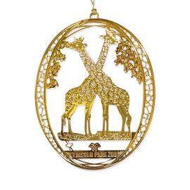 A beautiful giraffe ornament from Lincoln Park Zoo, $25.